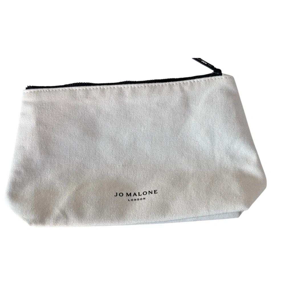 Jo Malone Shower Gel & Travel Pouch Make Up Cosmetic Bag Beige Classic